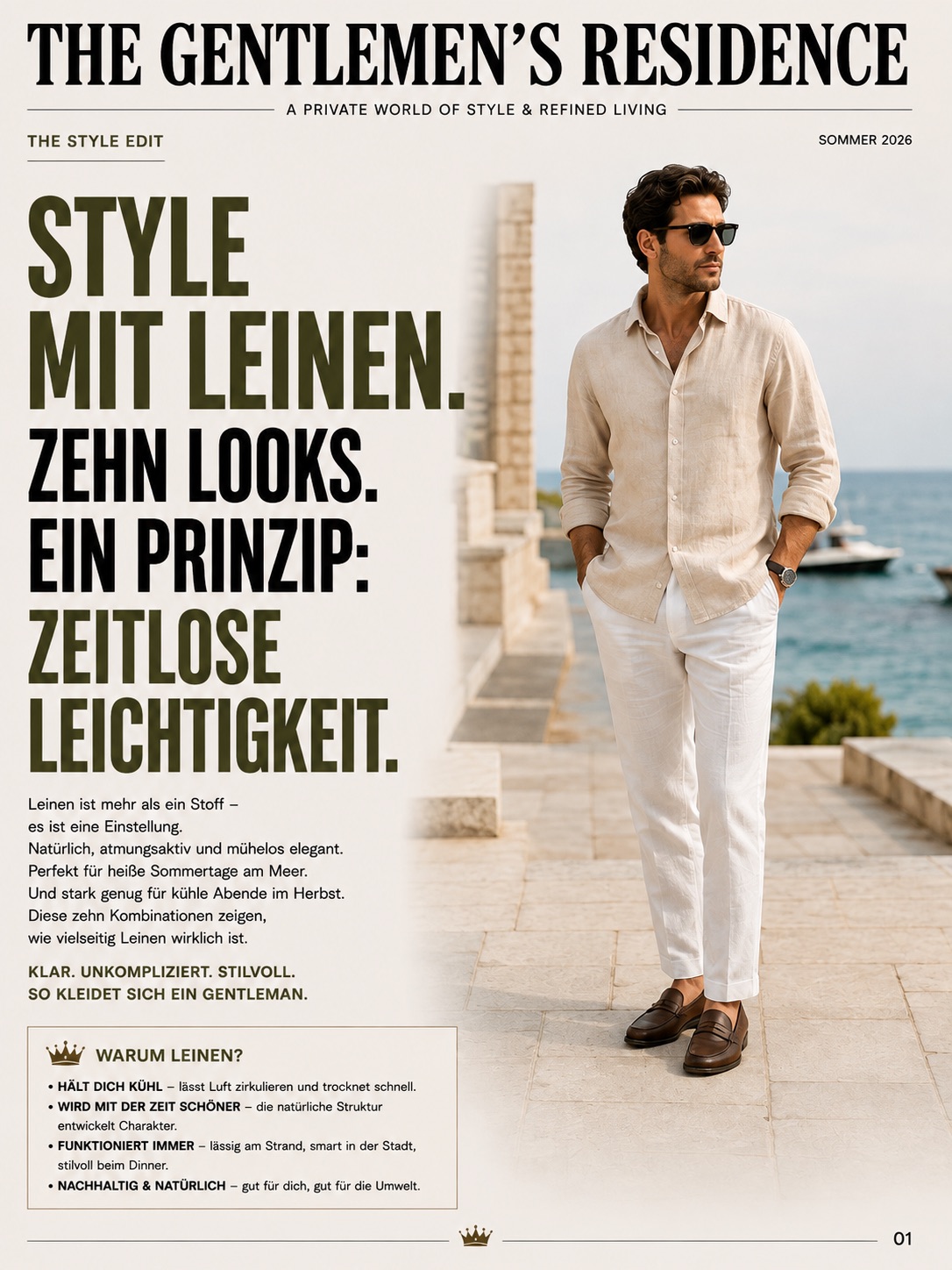Style mit Leinen