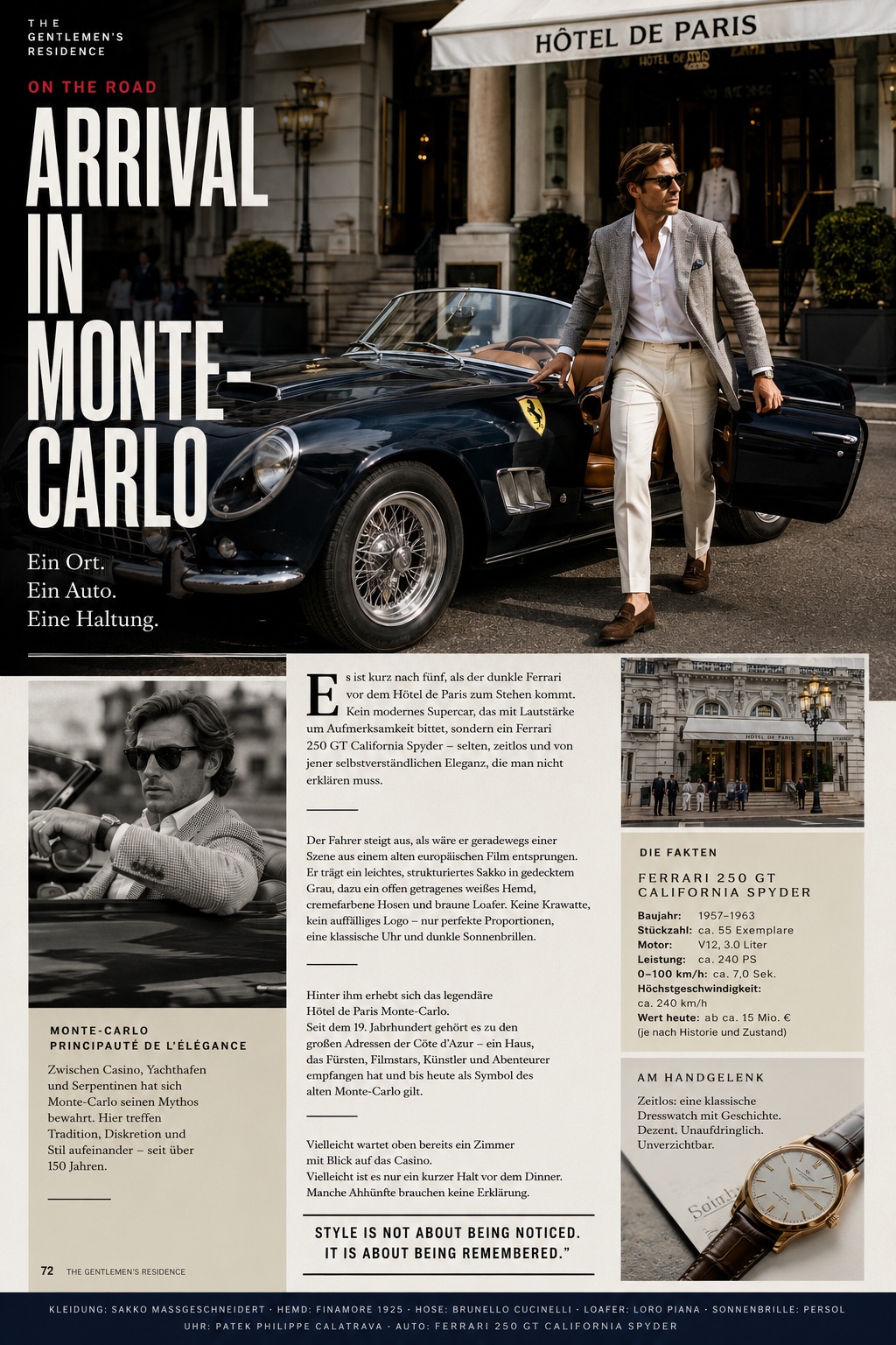 Ankunft in Monte Carlo