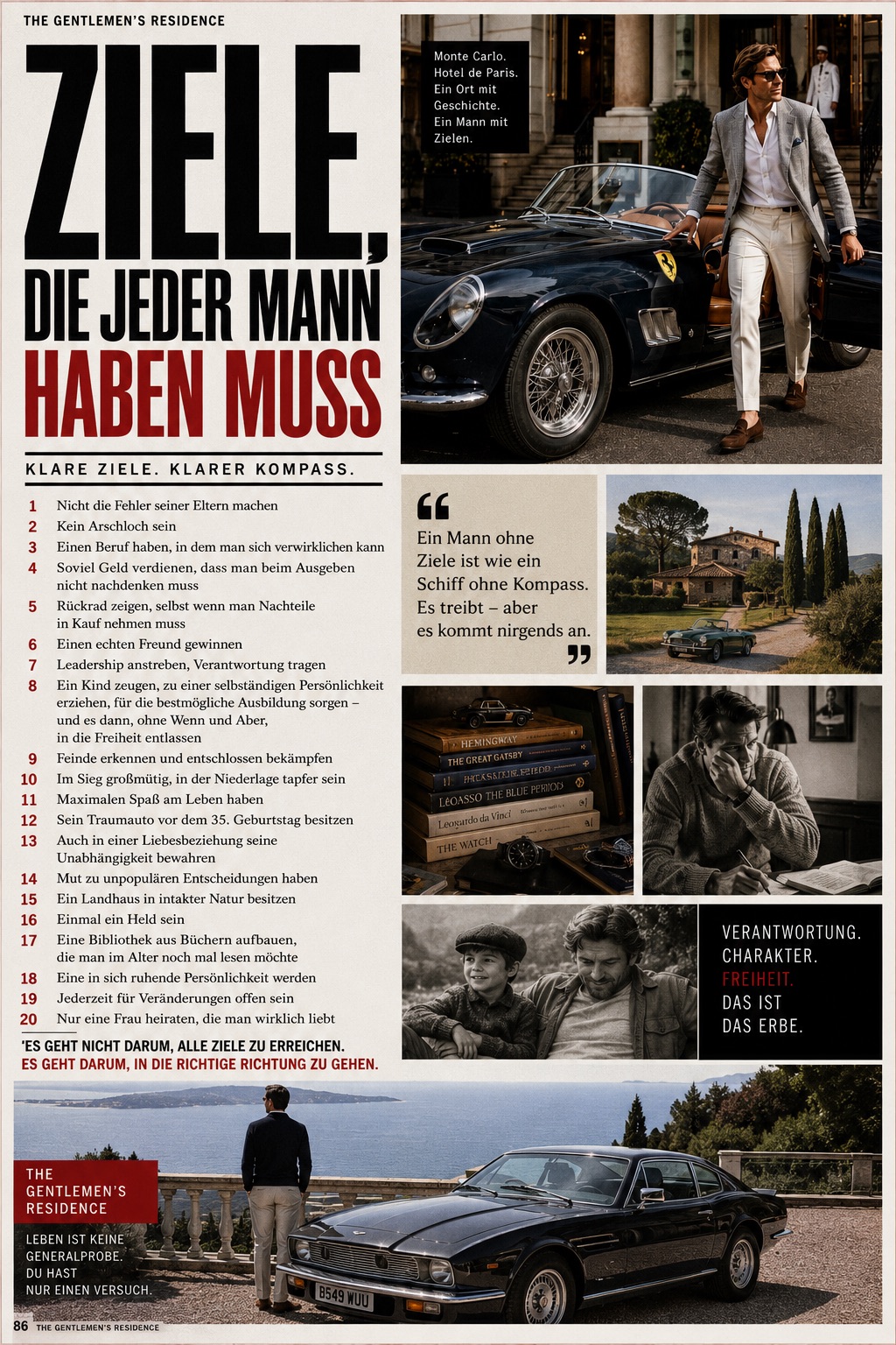 Ziele, die jeder Mann haben muss