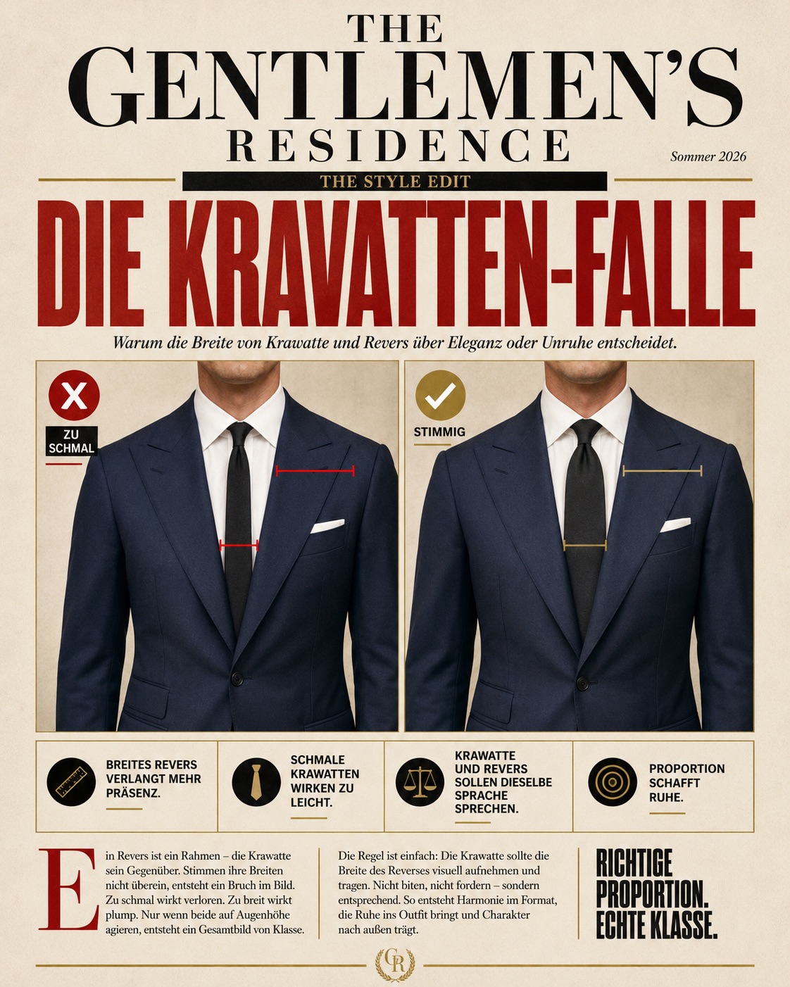 Die Kravatten-Falle