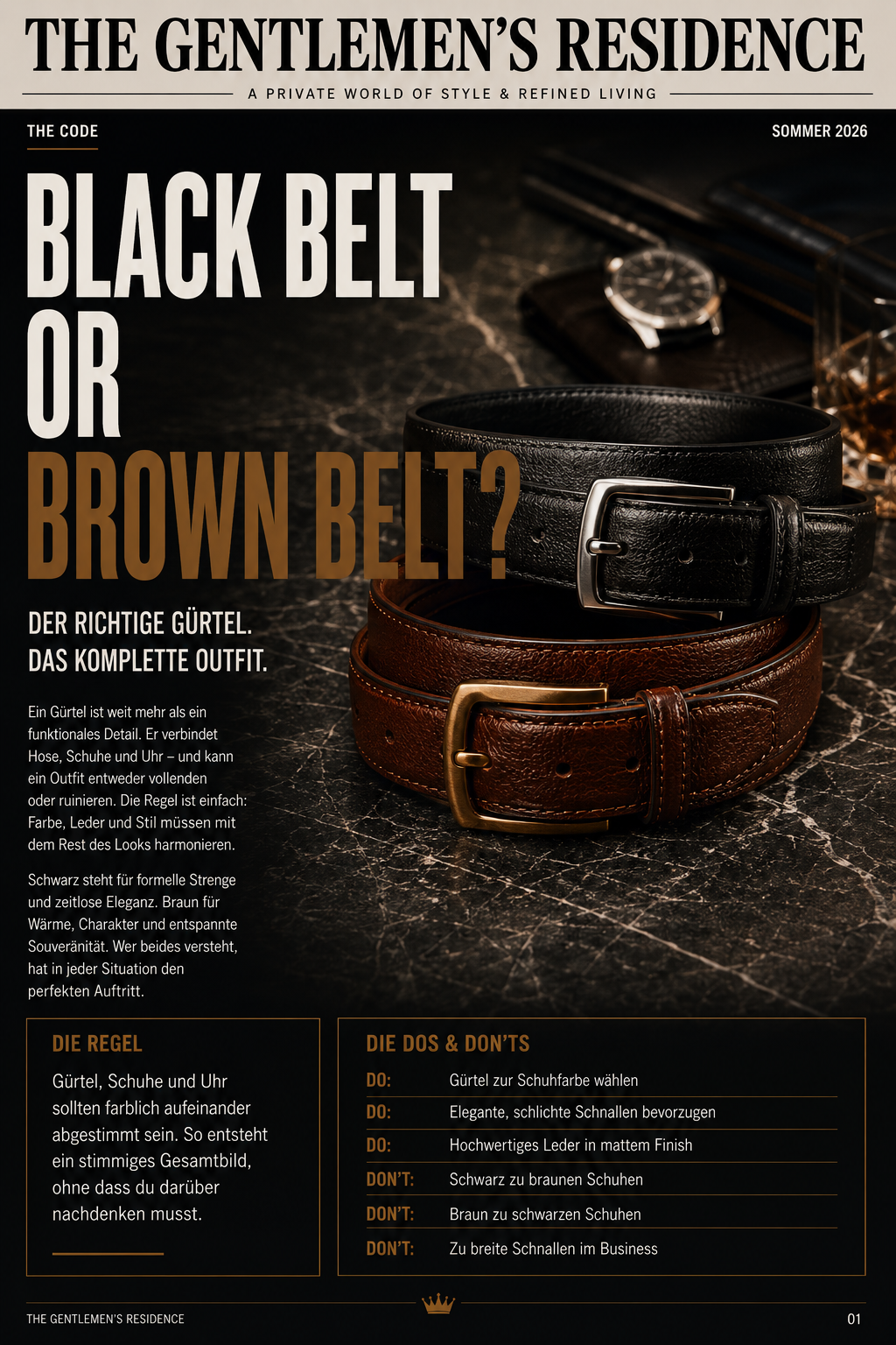 Black Belt or Brown Belt?