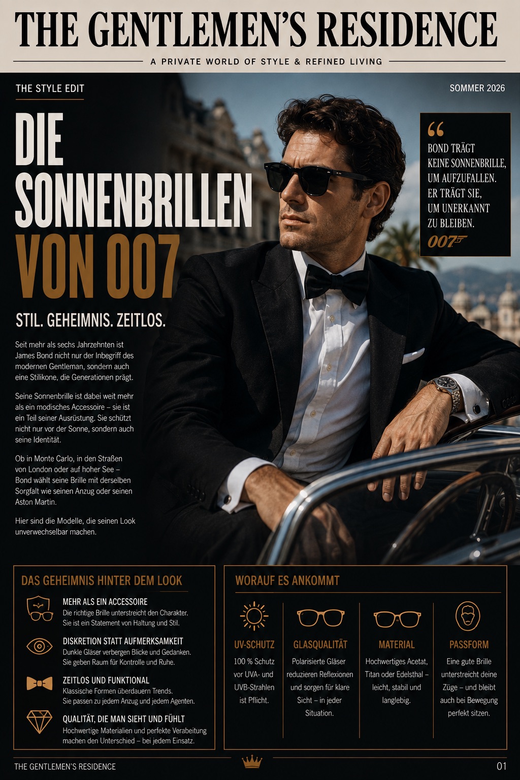 Die Sonnenbrillen von 007
