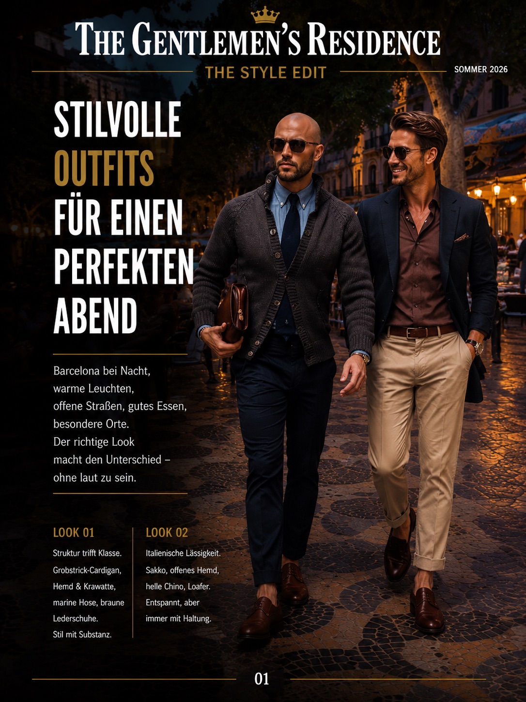 Stilvolle Outfits für einen perfekten Abend