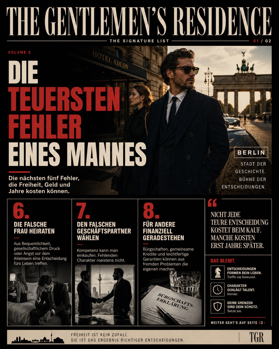 Die teuersten Fehler eines Mannes