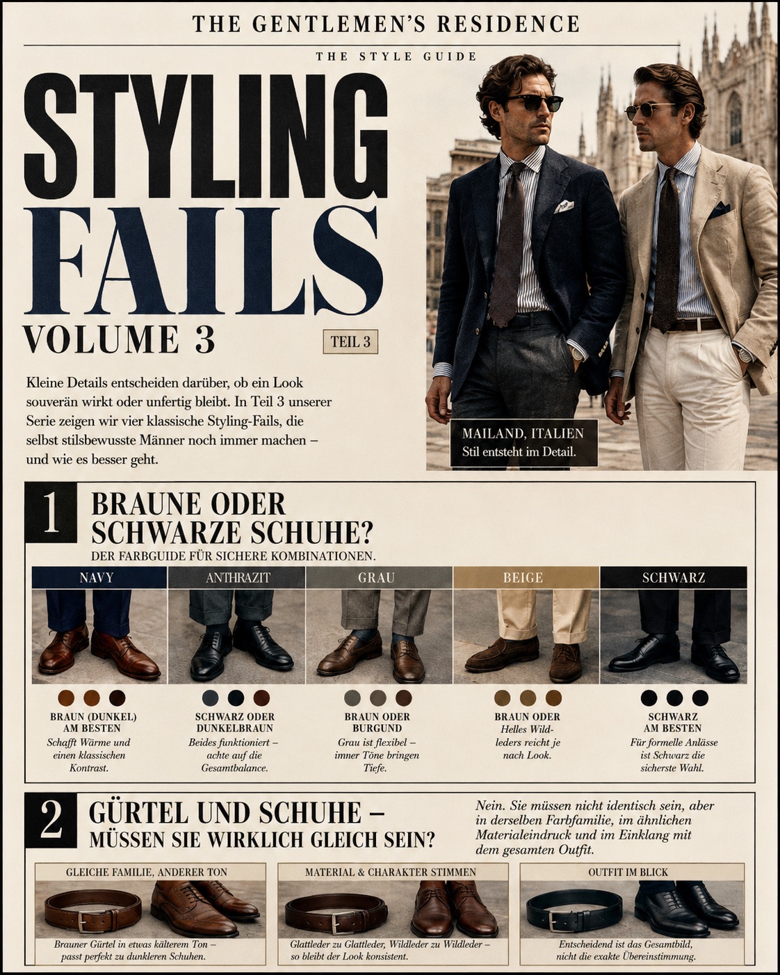 Styling Fails. Es kommt auf die Kleinigkeiten an.