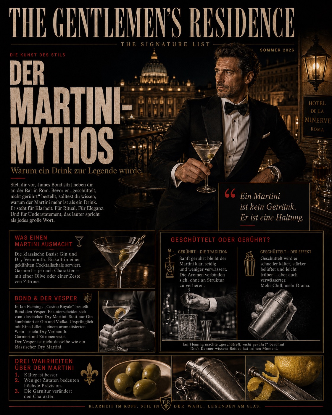 Der Martini-Mythos.