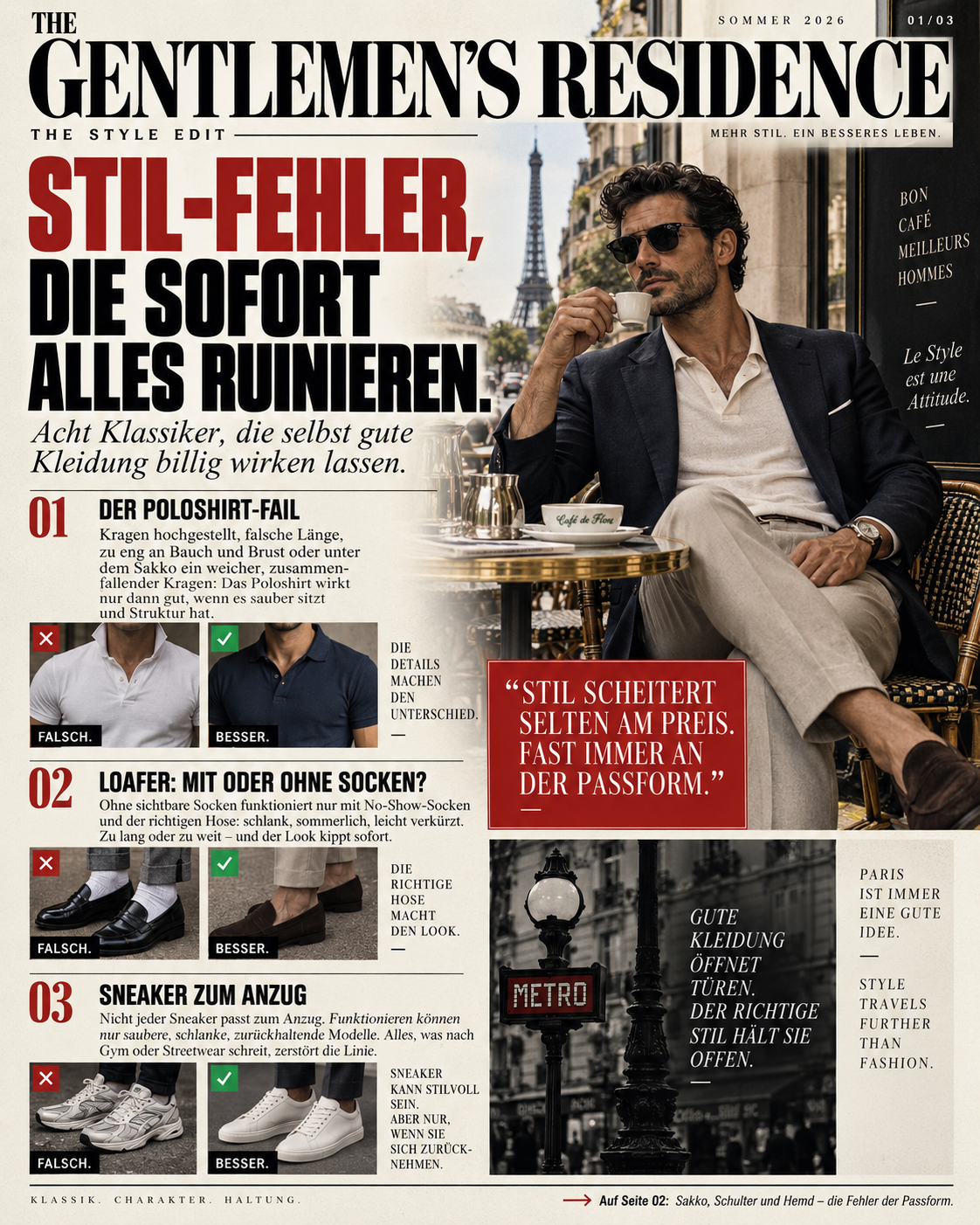 Styling Fails - Stilfehler, die sofort alles ruinieren.