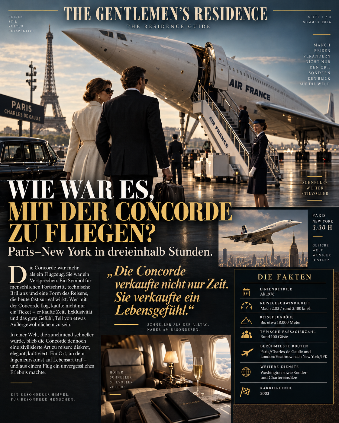 Wie war es mit der Concorde zu fliegen?