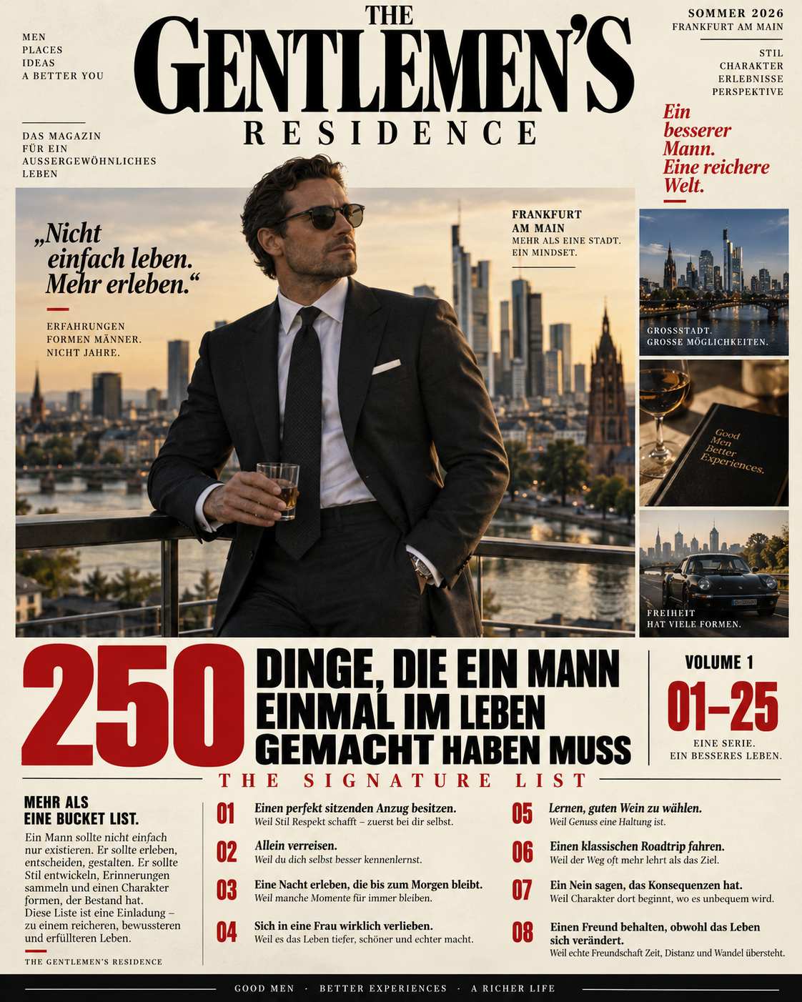 250 Dinge die ein Mann einmal im Leben gemacht haben muss. Vol. 1