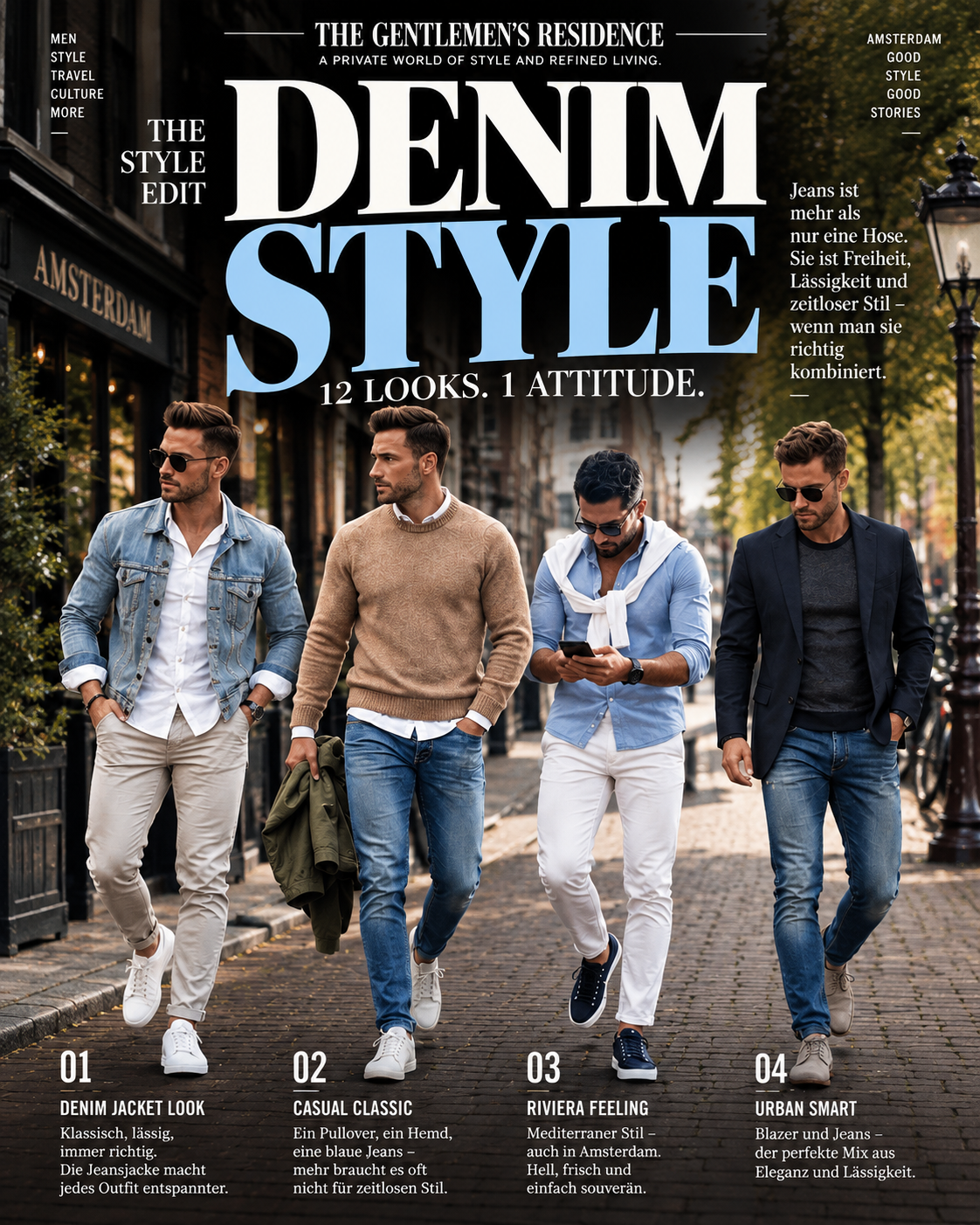 Denim Style. 12 Looks für Stilsicheres Auftreten.