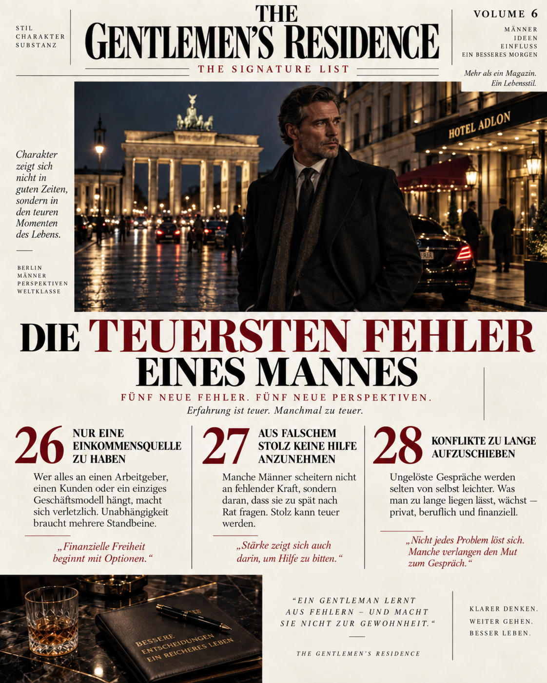 Die teuersten Fehler eines Mannes