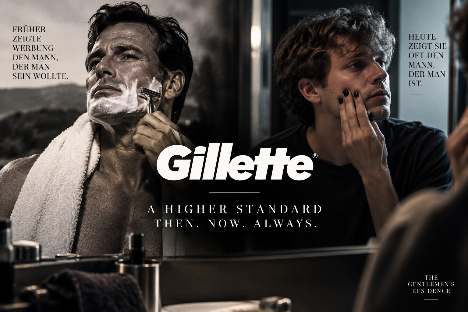 Gillette Werbung 1989