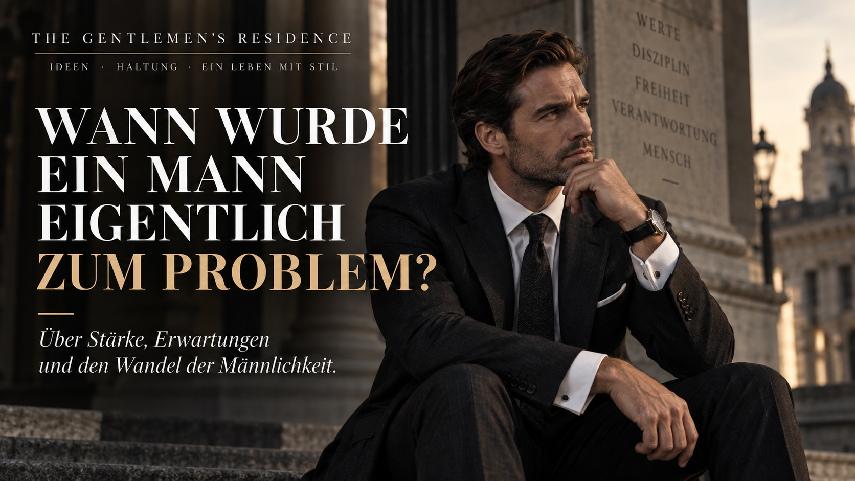 Wann wurde ein Mann eigentlich zum Problem?