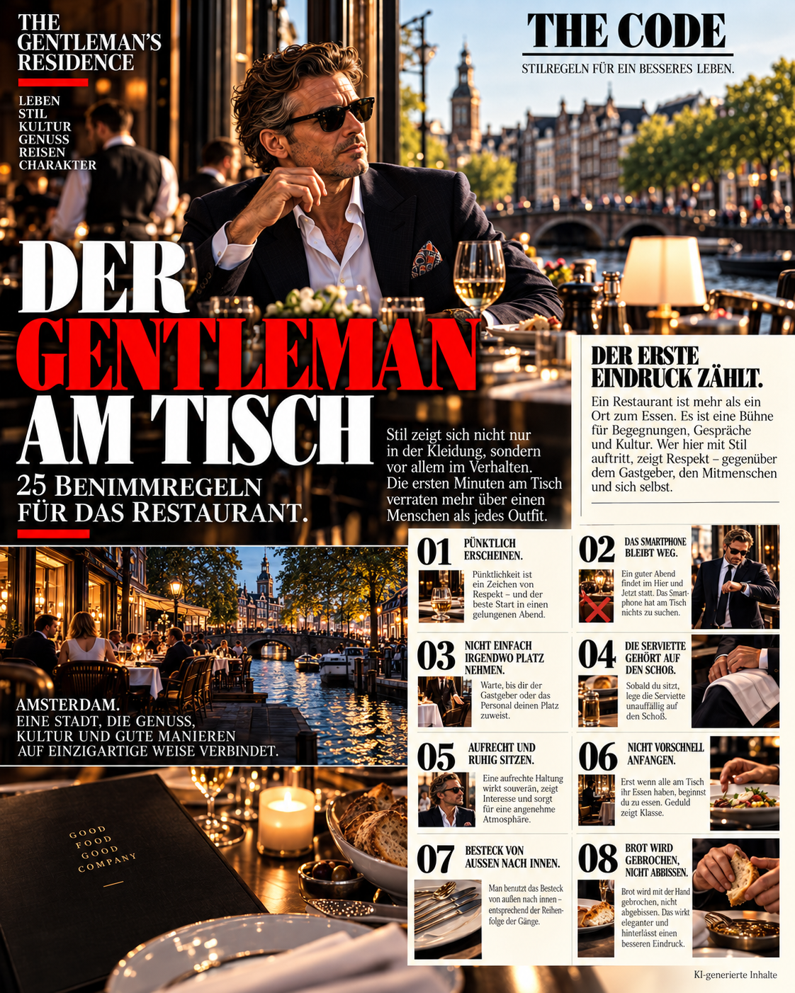 Der Gentleman am Tisch