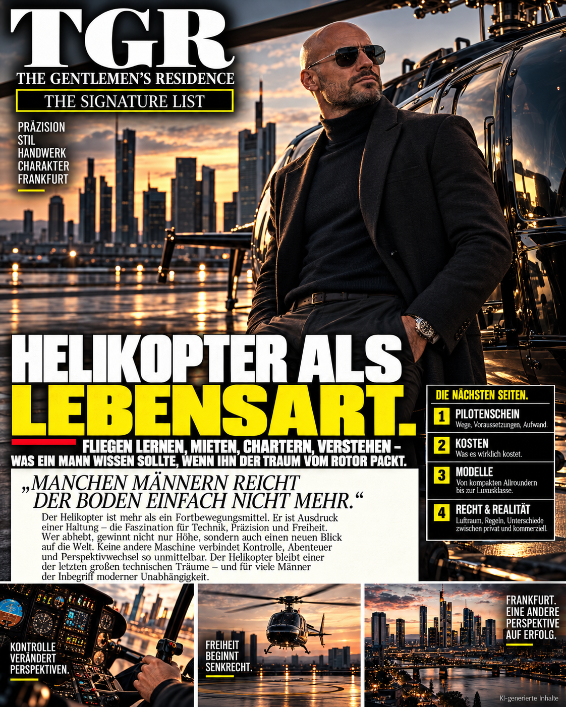 Helikopter als Lebensart